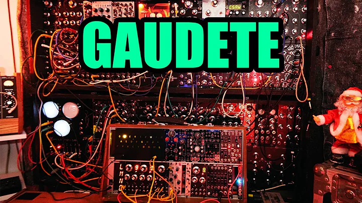 GAUDETE 16th Century Carol On Analog Synthesizers