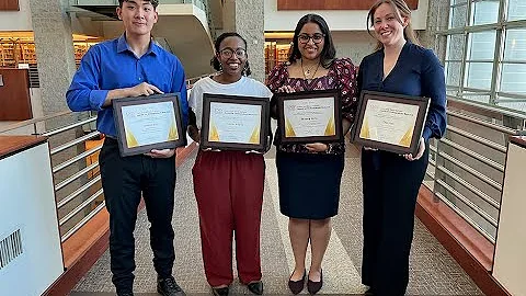 2022 Lance and Elena Calvert Award for Undergradua...