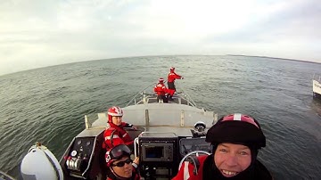 USCG Station Cape Disappointment surfboat training
