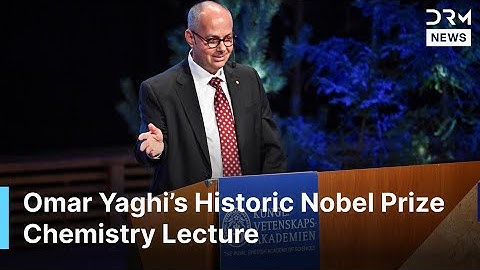 Nobel Laureate Omar M. Yaghi Delivers Full Chemistry Lecture at Stockholm University | AF1G