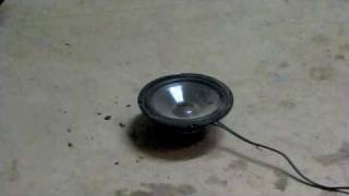 subwoofer explosion