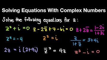 Advanced Engineering Mathematics: Solving Equations With Complex Numbers Part 2