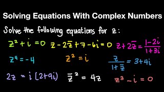 Advanced Engineering Mathematics: Solving Equations With Complex Numbers Part 2