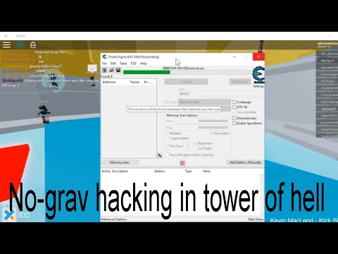 Using Cheat Engine To Hack In Roblox Tower Of Hell Patched Youtube - using cheat engine to hack in roblox tower of hell patched