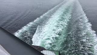 Coastal celebration bc ferry to Swartz bay back side of ferry