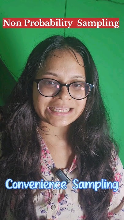 Convenience Sampling | Non Probability Sampling| Research - YouTube