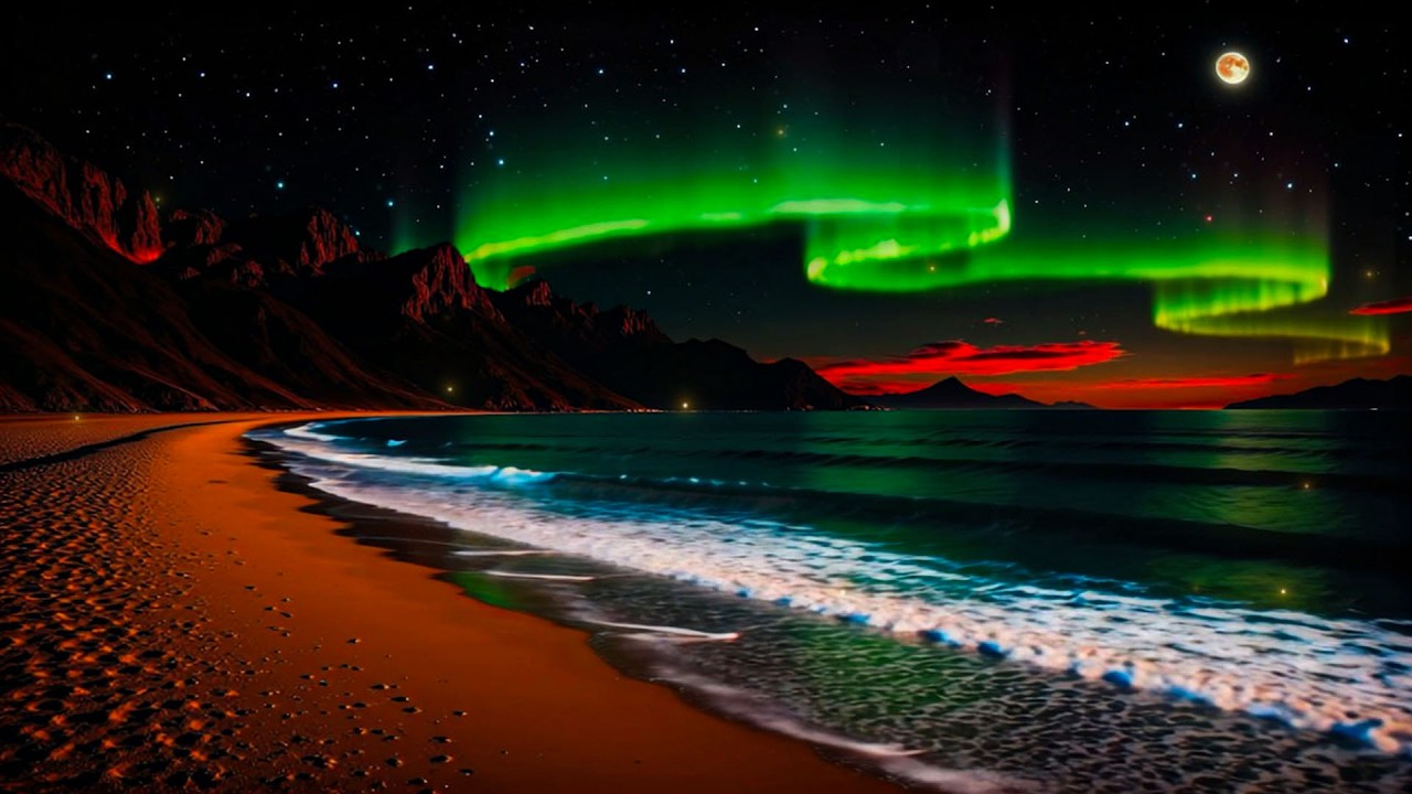 Глубокий сон + снятие стресса с помощью волнового звука - расслабьте разум и тело под успокаивающ...