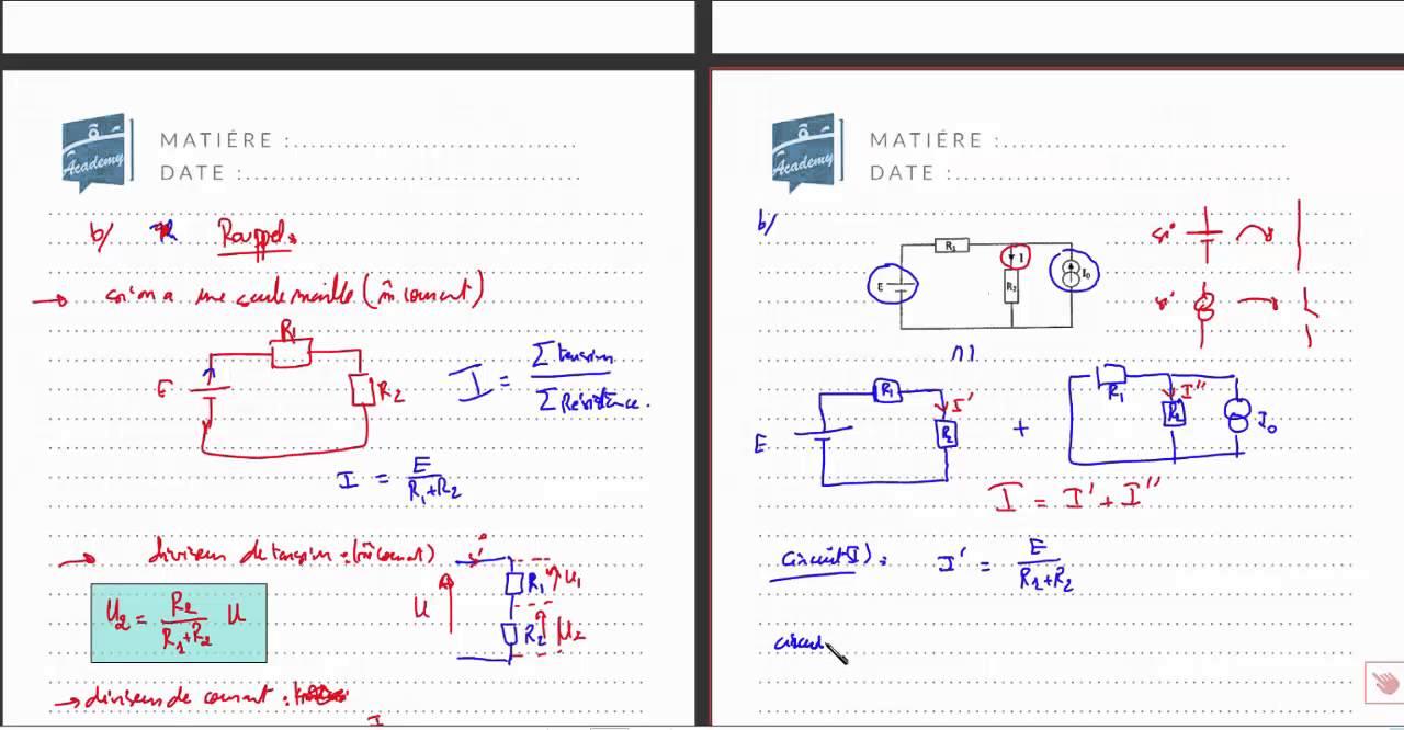 electronique Thévenin et Norton