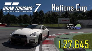 Gran Turismo 7 Nations Cup | Deep Forest Raceway | Nissan GT-R NISMO '17 Setup | 1:27.645