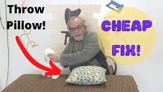 Filling a Throw Pillow