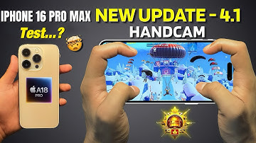 iPhone 16 Pro Max 4.1 Update 🔥BGMI/PUBG MOBILE Handcam Gameplay | 120FPS + Super Smooth 😎