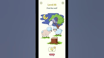 DOP 2 LEVEL 62 ANSWER - DELETE ONE PART 3 Find the wolf- Game Play Walkthrough