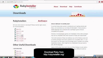 Install Foundation with Sass on Windows
