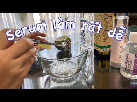 Cách làm kem dưỡng da serum trắng mịn tại nhà