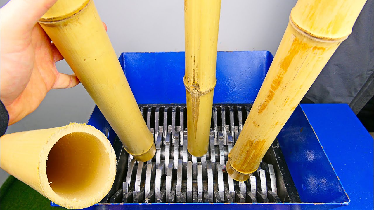 BAMBOO Shredding! Original Sounds! YouTube