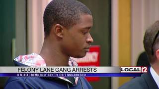 Suspected members of Felony Lane Gang arrested