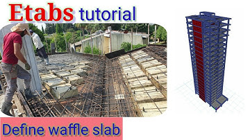 Etabs tutorial: Define waffle slab