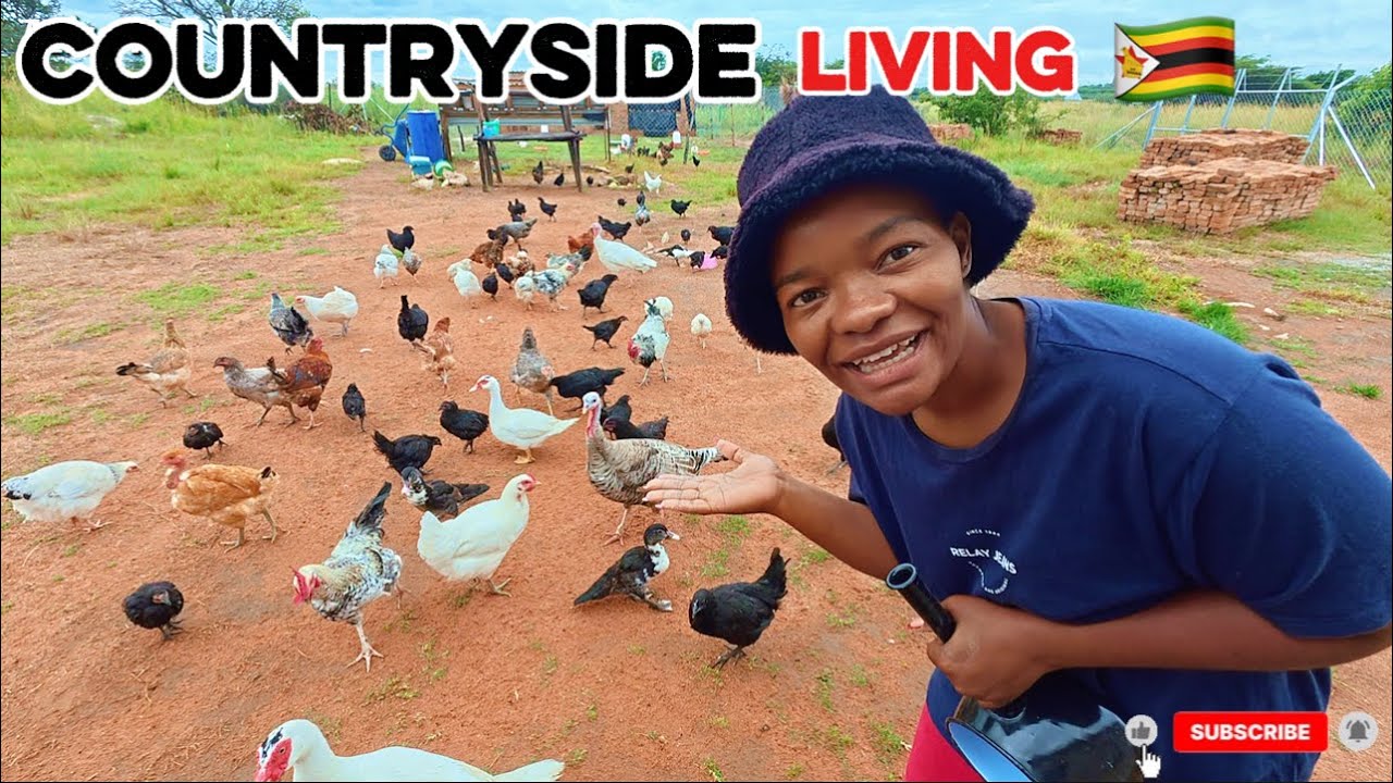 Реальная сельская жизнь в Зимбабве | Моё честное воскресенье 🇿🇼