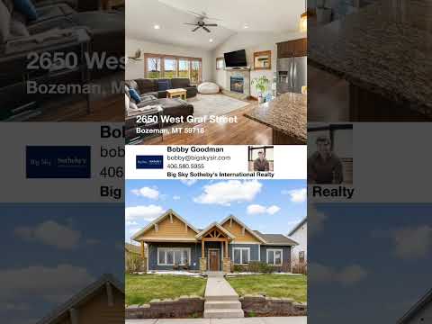 2650 West Graf Street, Bozeman, MT home video tour