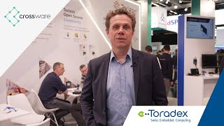 Innovative UI Solutions with Crossware and Toradex
We interviewed Lars König, Founder and CEO of Crossware, at Embedded World 2024 to talk about our dynamic partnership!
Lars discusses how Toradex and Crossware collaborate across various projects, from top-tier application development with Qt and Android, to middleware challenges.
Together, we add value to your platforms, providing seamless integration for cutting-edge infotainment systems, UIs, tools, and more.
» Toradex: https://www.toradex.com/
» Crossware: https://www.toradex.com/support/partner-network/services/100019/crossware
» System on Modules: https://www.toradex.com/computer-on-modules
#toradex #crossware #partnership Innovative UI Solutions with Crossware and Toradex