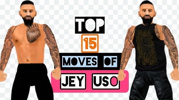 WWE Top 15 Moves Of Jey Uso WR3D 2K21 V4