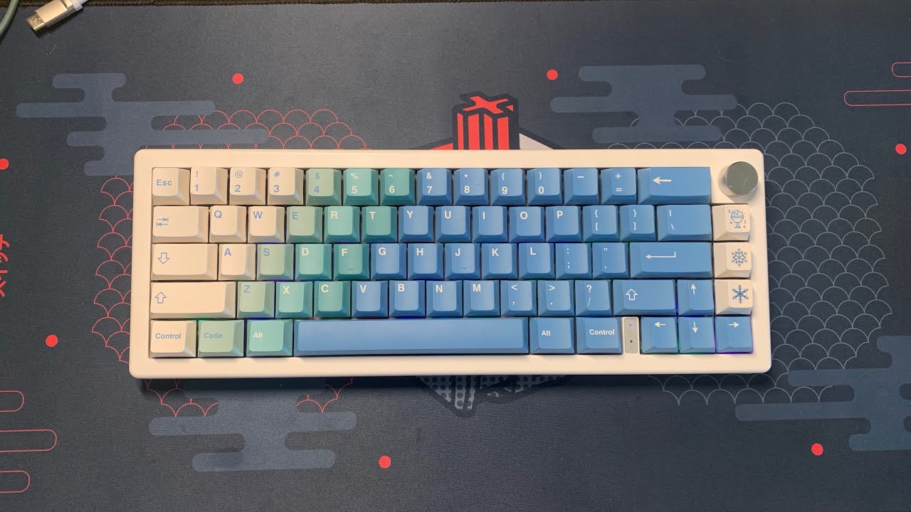 GMK67 w/ Milky Gateron red switches