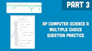 AP Computer Science A MC Practice (Part 3)