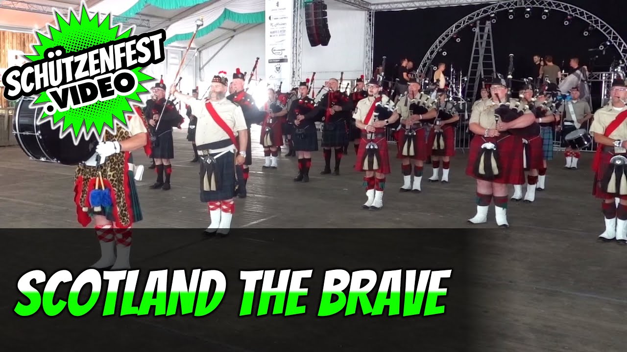🟢 Scotland the brave 🎼 Alba an Aigh Pipes & Drums Live Bagpipes