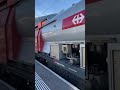 Départ du train-pompier CFF à Martigny