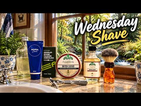 LEAF S.E. Razor "The Thorn" with Stirling British Leather Shaving Soap