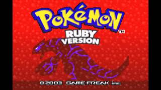 Pokémon Ruby Version - Title Screen & Opening Movie