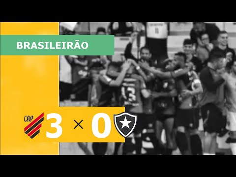 Athletico 3 x 0 Botafogo - Gols - 13/11 - Campeonato Brasileiro 2022