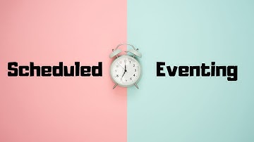 Scheduled Eventing Architecture