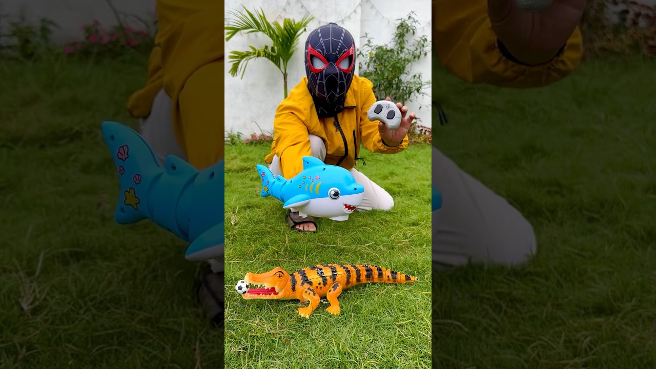 Remote Control Sharks Wala fish vs Rc crocodile Unboxing & testing 🔥