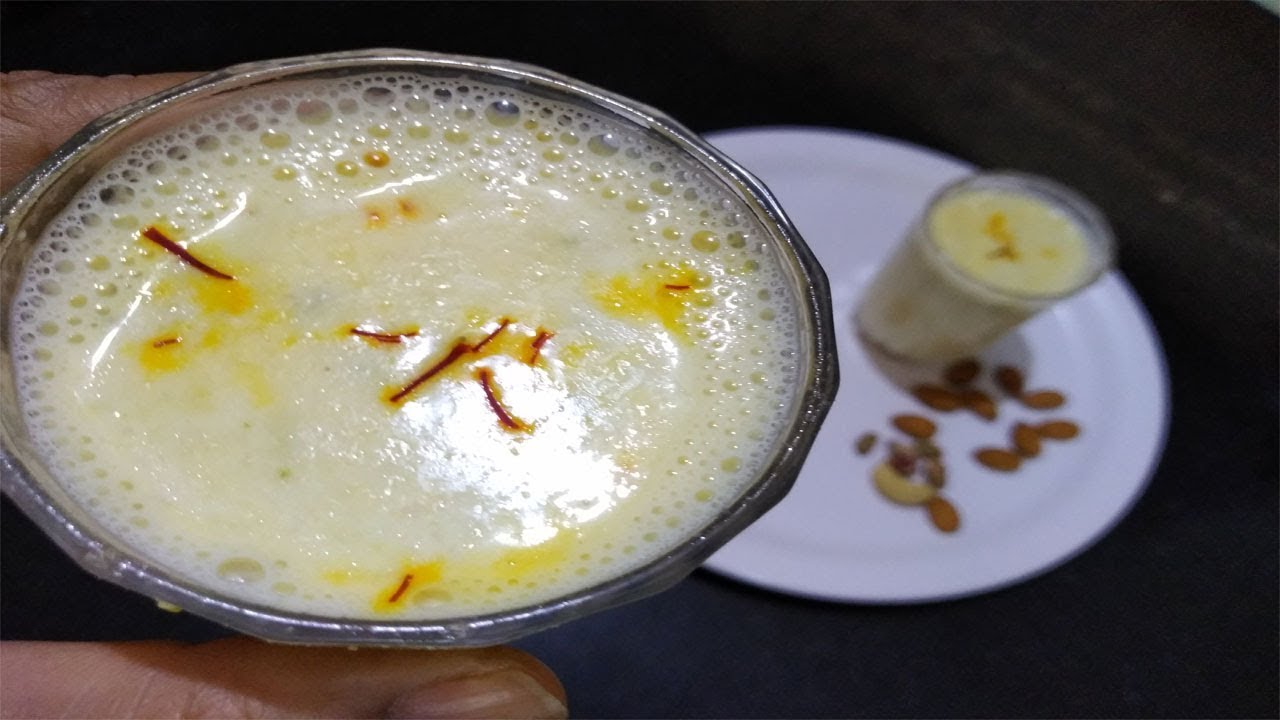 Badam Milk Receipe in Kannada/ಬಾದಾಮಿ ಹಾಲು/Badam Milk Shake/ಬಾದಾಮಿ