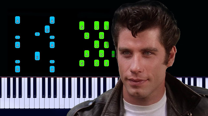 You're the One That I Want Piano version - Piano performance video thumbnail