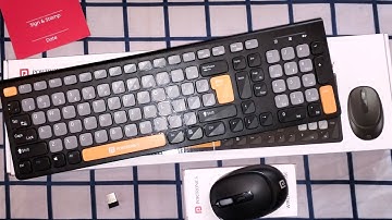 Unboxing of portronics key 7 combo wireless keyboard and mouse l portronics key 7 combo ki unboxing