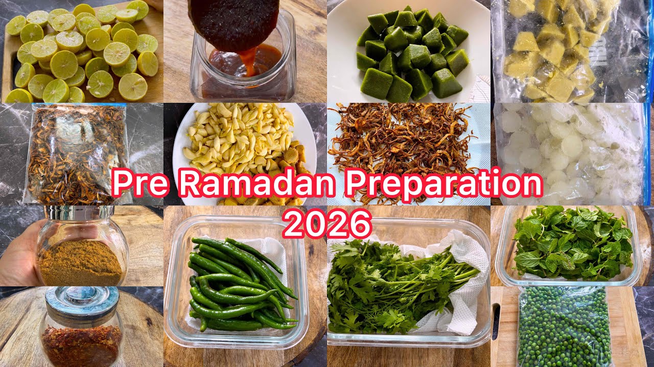 Подготовка к Рамадану 2026 | Подготовка к Рамадану 2026 | Простые и экономящие время идеи для кухни