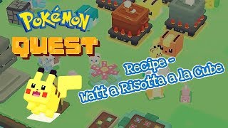 Pokemon Quest:Watt a Risotta a la Cube Recipe for Special Pokemon in Pokemon Quest