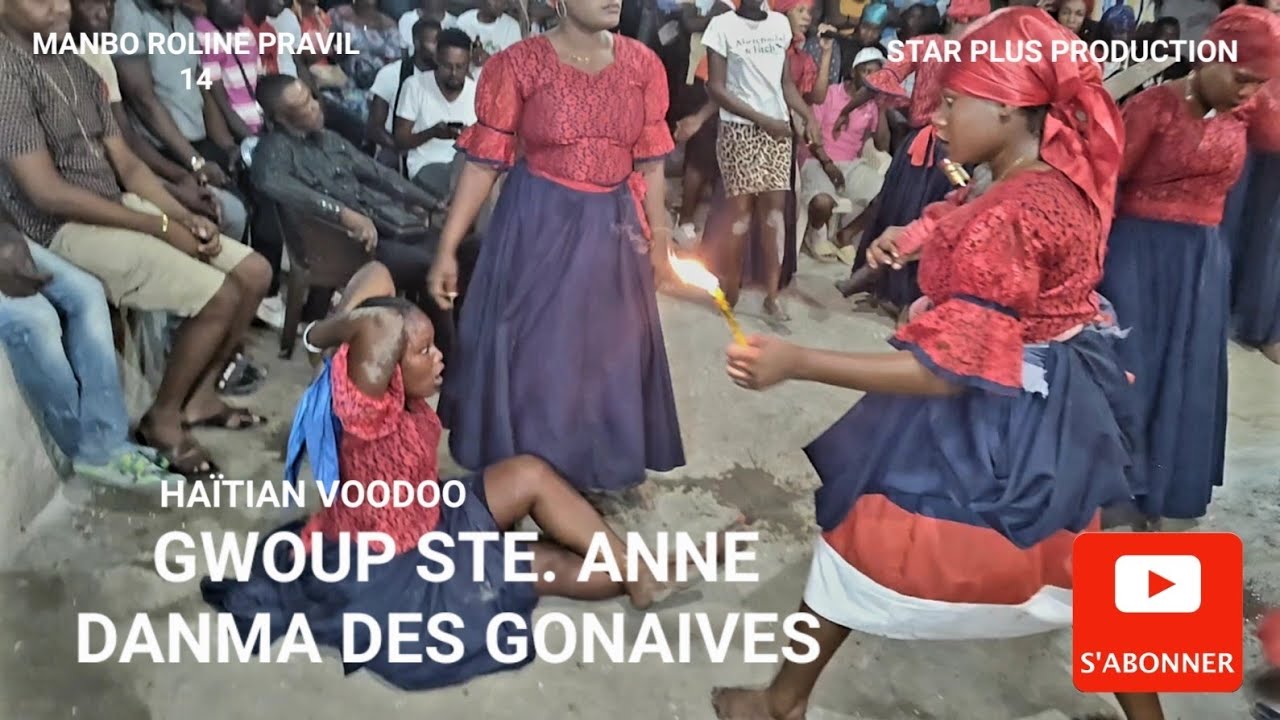 gwoup ste. anne danma des gonaives manbo roline samba phidjy danse ogou