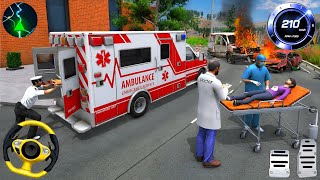Ambulance City Rescue Simulator 3D - 911 US Emergency Ambulance Driving - Android GamePlay screenshot 1