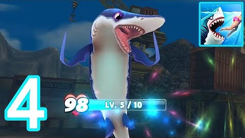 Hungry Shark World - Gameplay Walkthrough Part 4 (Android)