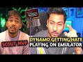 Dynamo Getting Hate - Playing On Emulator Again | Scout Reaction On Mvp Pubg 2019