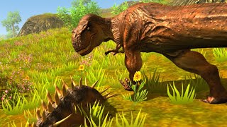 Kentrosaurus Vs Tyrannosaurus Rex Dinosaur Simulator | Android/IOS Gameplay screenshot 4