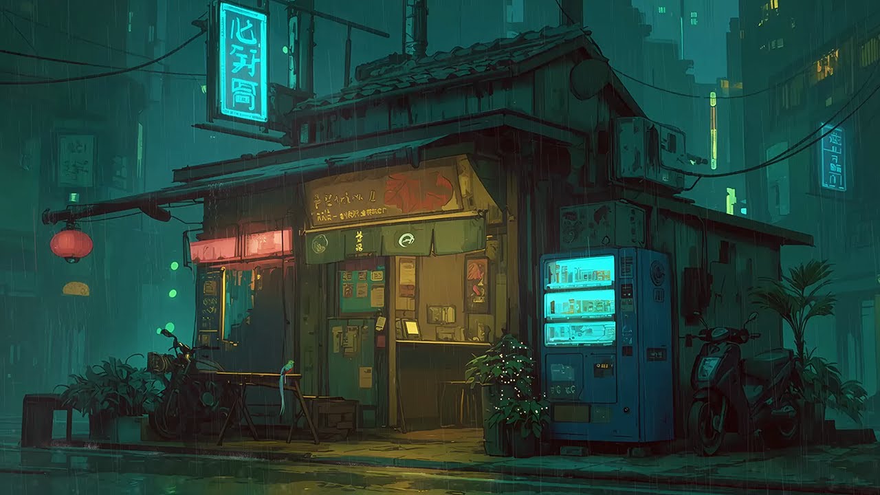 Neon Alley in Tokyo 🌆 Cozy Night Market & Urban Vibes | Chill Cities Vibes