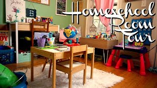 HOMESCHOOL ROOM TOUR 2019| HOW WE ORGANIZE OUR CURRICULUM