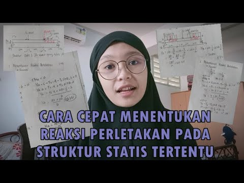 CARA CEPAT MENENTUKAN REAKSI PERLETAKAN PADA STRUKTUR STATIS TERTENTU