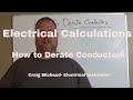 Derating of Conductors Explained