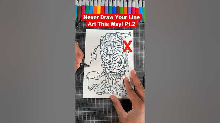 Never Draw Your Line Art This Way! 😡 Pt.2 #art #drawing #shorts