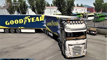 Hard Difficult Reverse parking B - double trailer ( i can do anything ) ETS2 1.47
